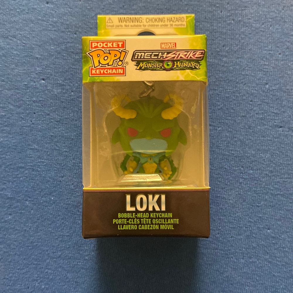 Loki funko pop keychain